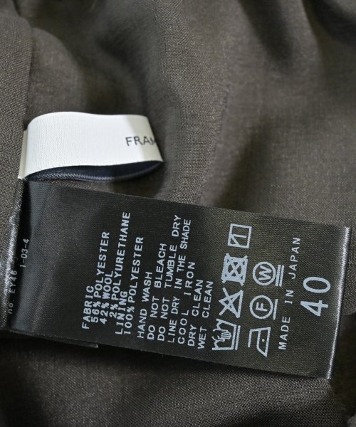 FRAMeWORK（フレームワーク）その他 茶 サイズ:40(M位) レディース/2200624539131