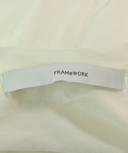 FRAMeWORK（フレームワーク）Tシャツ・カットソー 白 サイズ:-(M位) レディース/2200624539209