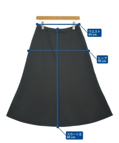 FRAMeWORK（フレームワーク）ロング・マキシ丈スカート 黒 サイズ:40(M位) レディース/2200664862053