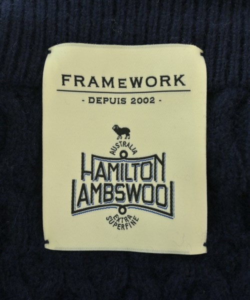 FRAMeWORK（フレームワーク）ニット・セーター 紺 サイズ:F レディース/2200666314017