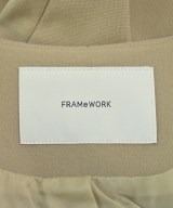 FRAMeWORK（フレームワーク）ノーカラージャケット ベージュ サイズ:36(S位) レディース/2200664186074