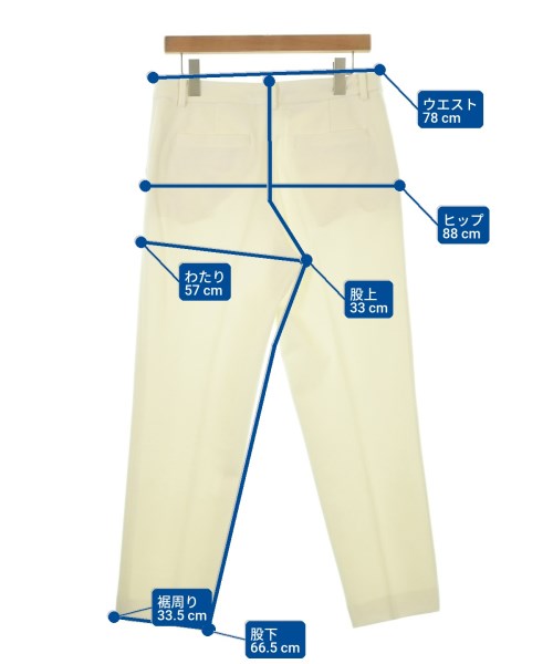 FRAMeWORK（フレームワーク）スラックス 白 サイズ:40(M位) レディース/2200662735052