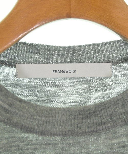 FRAMeWORK（フレームワーク）ニット・セーター グレー サイズ:F レディース/2200665894091