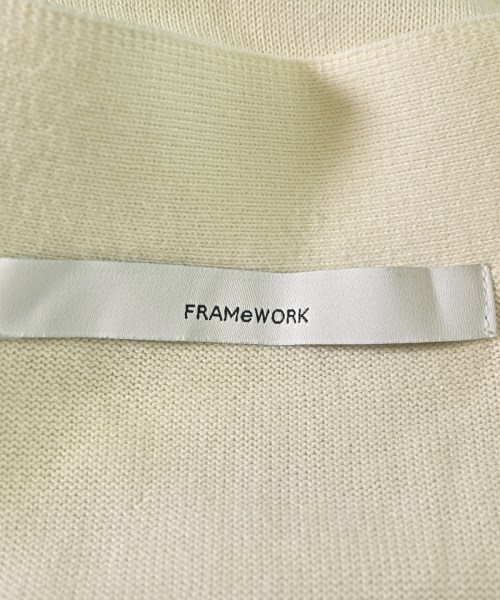 FRAMeWORK（フレームワーク）カーディガン 白 サイズ:F レディース/2200666558046