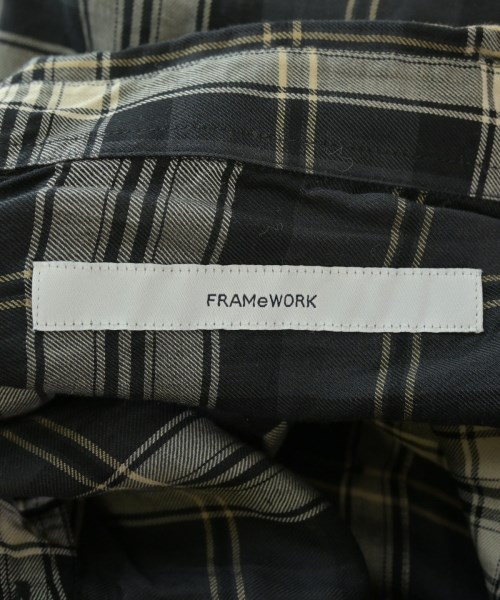 FRAMeWORK（フレームワーク）カジュアルシャツ 黒 サイズ:F レディース/2200666558152