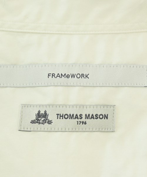 FRAMeWORK（フレームワーク）カジュアルシャツ 白 サイズ:F レディース/2200666359056