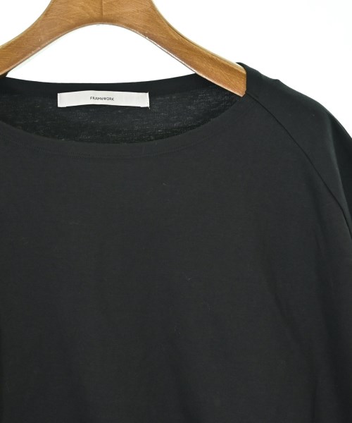 FRAMeWORK（フレームワーク）Tシャツ・カットソー 黒 サイズ:F レディース/2200669150056