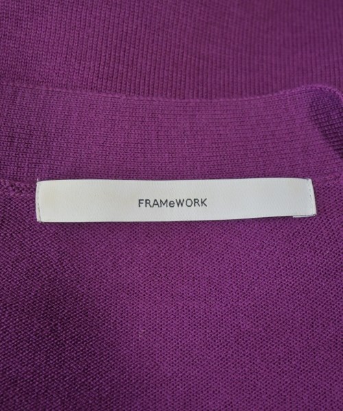 FRAMeWORK（フレームワーク）カーディガン 紫 サイズ:F レディース/2200655240020