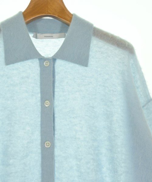 FRAMeWORK（フレームワーク）カーディガン 青 サイズ:F レディース/2200666214027