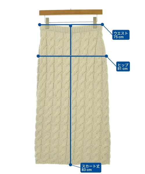 FRAMeWORK（フレームワーク）ロング・マキシ丈スカート ベージュ サイズ:-(M位) レディース/2200667451087