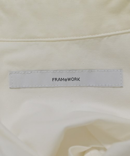 FRAMeWORK（フレームワーク）カジュアルシャツ 白 サイズ:F レディース/2200666210036