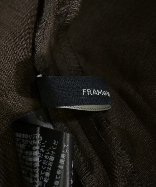 FRAMeWORK（フレームワーク）ブラウス 茶 サイズ:F レディース/2200668701068