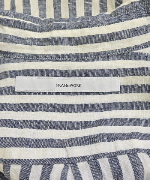 FRAMeWORK（フレームワーク）カジュアルシャツ 紺 サイズ:F レディース/2200667842090
