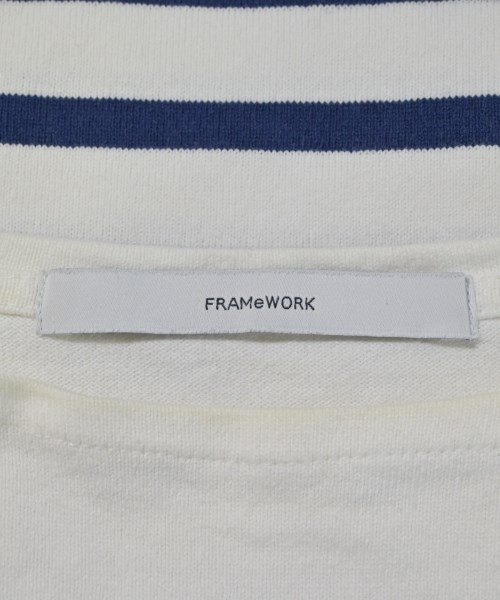 FRAMeWORK（フレームワーク）Tシャツ・カットソー 白 サイズ:F レディース/2200668970044