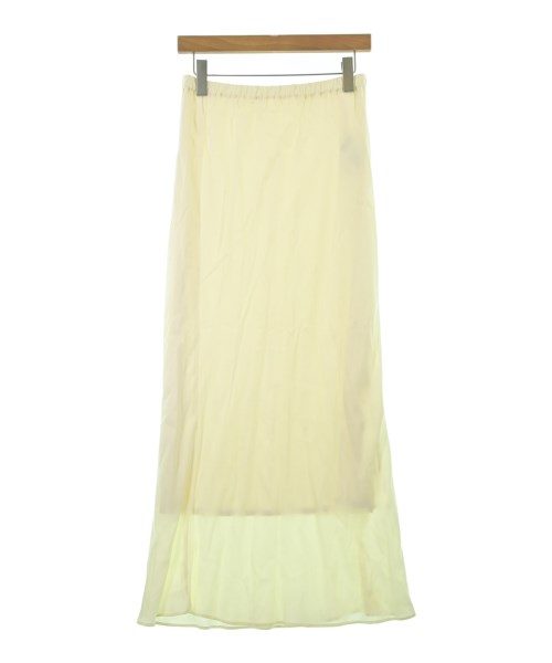 FRAMeWORK(フレームワーク)ロング・マキシ丈スカート 白 サイズ:40(M位)/2200671405076