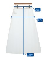 FRAMeWORK（フレームワーク）ロング・マキシ丈スカート 白 サイズ:38(M位) レディース/2200671585044