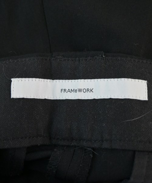 FRAMeWORK（フレームワーク）スラックス 黒 サイズ:34(XS位) レディース/2200667936041