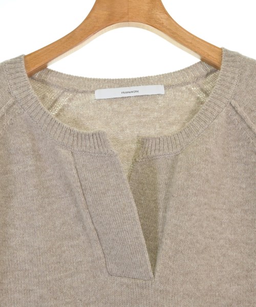 FRAMeWORK（フレームワーク）ニット・セーター ベージュ サイズ:F レディース/2200668428071
