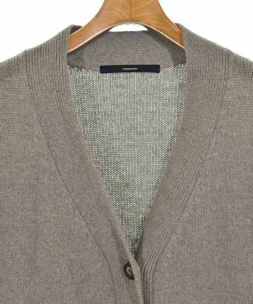 FRAMeWORK（フレームワーク）カーディガン グレー サイズ:F レディース/2200671940126
