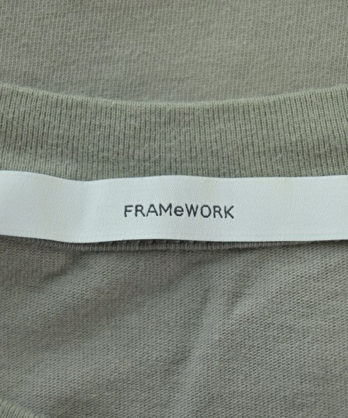 FRAMeWORK（フレームワーク）Tシャツ・カットソー カーキ サイズ:F レディース/2200671940188