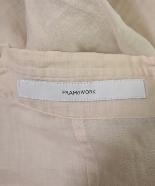 FRAMeWORK（フレームワーク）カジュアルシャツ ベージュ サイズ:F レディース/2200723603115