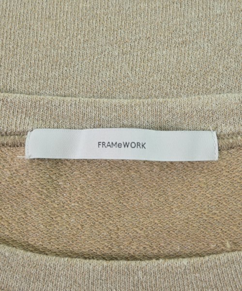 FRAMeWORK（フレームワーク）Tシャツ・カットソー ベージュ サイズ:F レディース/2200723871040
