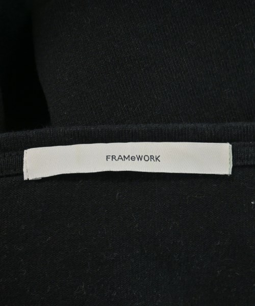 FRAMeWORK（フレームワーク）Tシャツ・カットソー 黒 サイズ:F レディース/2200724321162