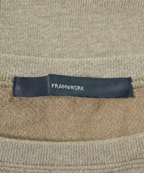 FRAMeWORK（フレームワーク）Tシャツ・カットソー ベージュ サイズ:F レディース/2200727134226
