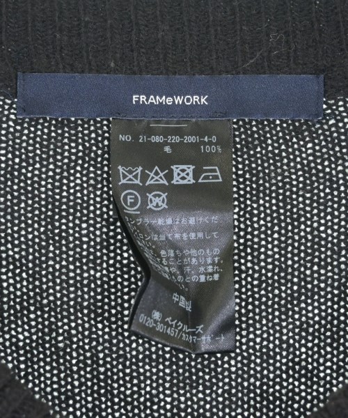 FRAMeWORK（フレームワーク）ニット・セーター 黒 サイズ:F レディース/2200726921032