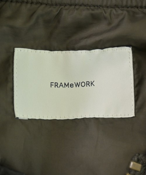 FRAMeWORK（フレームワーク）ミリタリーブルゾン 茶 サイズ:38(M位) レディース/2200729515023