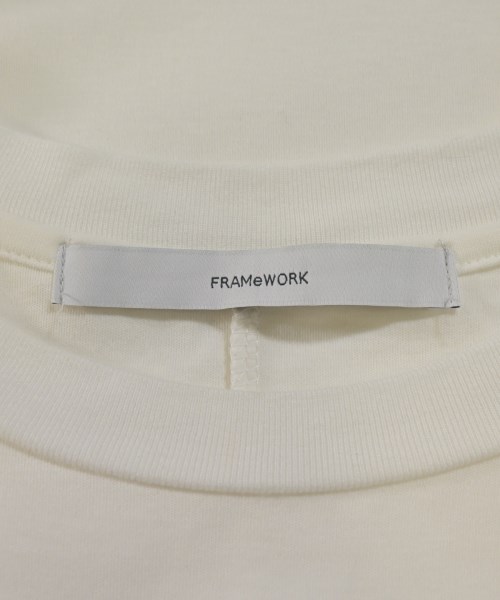 FRAMeWORK（フレームワーク）Tシャツ・カットソー 白 サイズ:F レディース/2200730659198