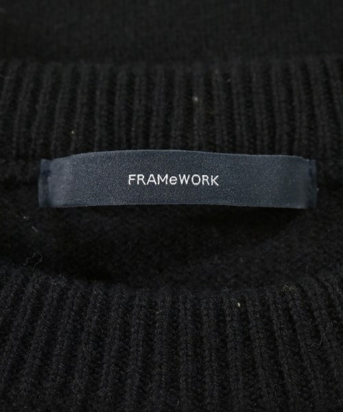 FRAMeWORK（フレームワーク）ニット・セーター 黒 サイズ:-(L位) レディース/2200735836051