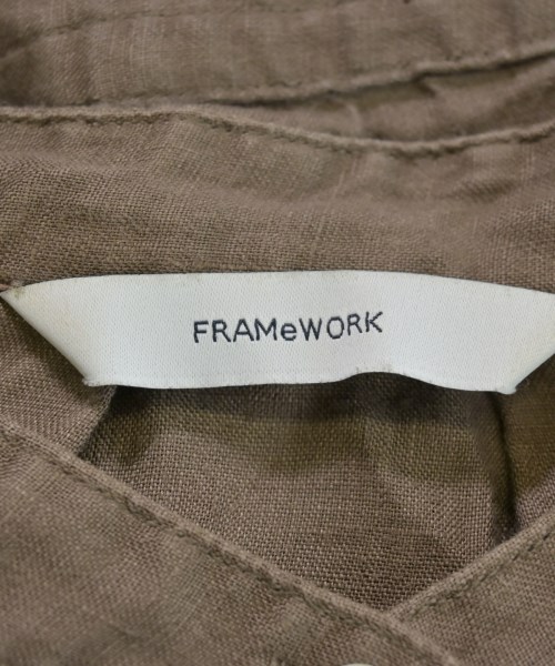 FRAMeWORK（フレームワーク）ワンピース 茶 サイズ:F レディース/2200736018050