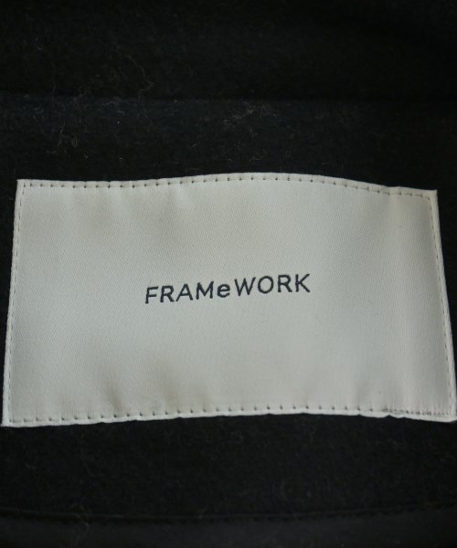 FRAMeWORK（フレームワーク）ピーコート 黒 サイズ:38(M位) レディース/2200726136016