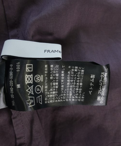 FRAMeWORK（フレームワーク）ワンピース 紫 サイズ:38(M位) レディース/2200713391237