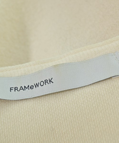 FRAMeWORK（フレームワーク）Tシャツ・カットソー 白 サイズ:F レディース/2200713391312