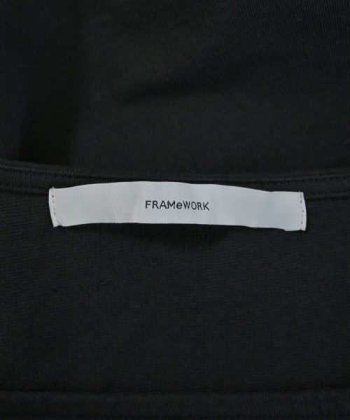 FRAMeWORK（フレームワーク）Tシャツ・カットソー 黒 サイズ:-(M位) レディース/2200713391329