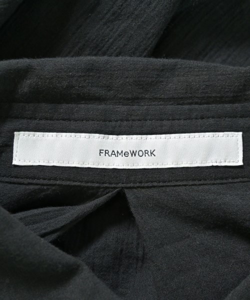 FRAMeWORK（フレームワーク）ワンピース 黒 サイズ:36(S位) レディース/2200720778076