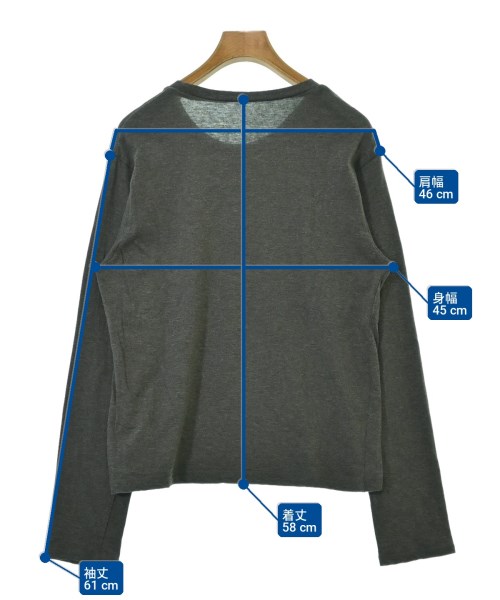 FRAMeWORK（フレームワーク）Tシャツ・カットソー グレー サイズ:F レディース/2200720834093