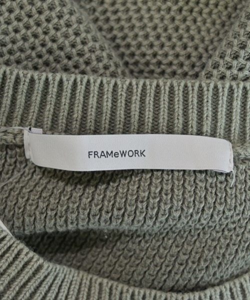 FRAMeWORK（フレームワーク）ニット・セーター カーキ サイズ:F レディース/2200719265099