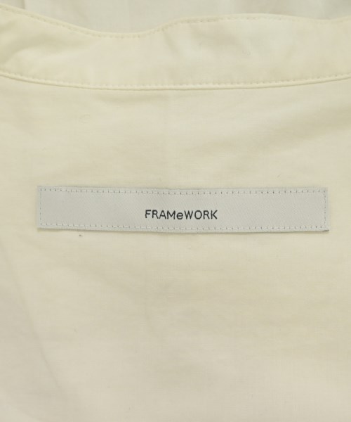 FRAMeWORK（フレームワーク）カジュアルシャツ 白 サイズ:F レディース/2200718599324