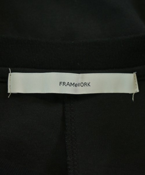 FRAMeWORK（フレームワーク）Tシャツ・カットソー 黒 サイズ:F レディース/2200706210057
