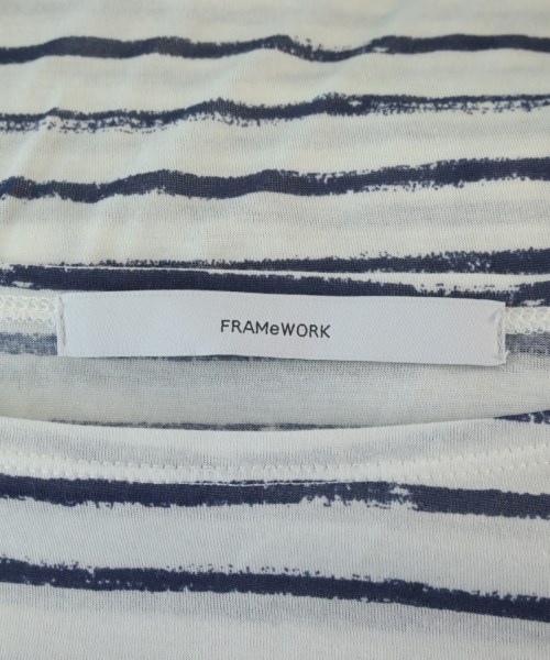 FRAMeWORK（フレームワーク）Tシャツ・カットソー 白 サイズ:F レディース/2200718361297
