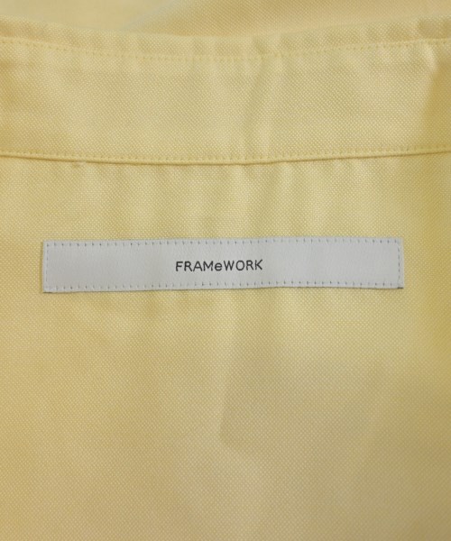 FRAMeWORK（フレームワーク）カジュアルシャツ 黄 サイズ:F レディース/2200716781103