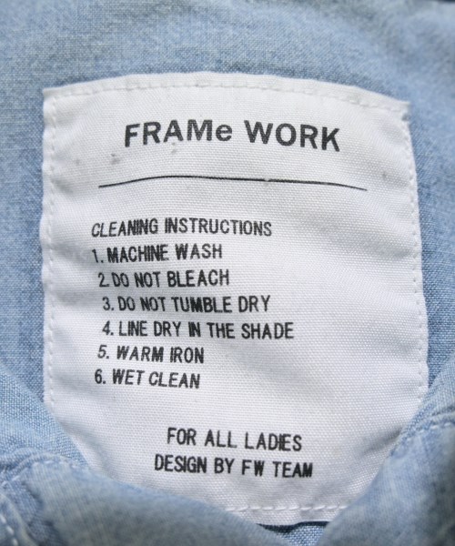 FRAMeWORK（フレームワーク）カジュアルシャツ 青 サイズ:-(XL位) メンズ/2200720968170