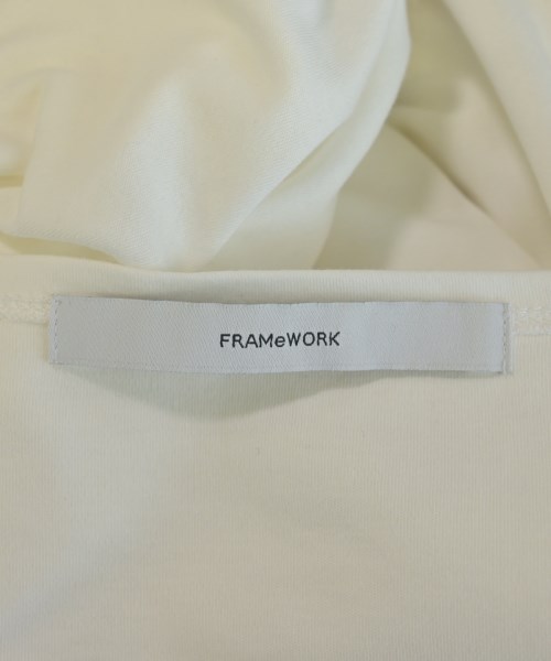 FRAMeWORK（フレームワーク）Tシャツ・カットソー 白 サイズ:F レディース/2200720430011