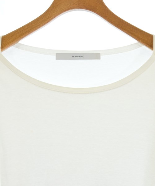 FRAMeWORK（フレームワーク）Tシャツ・カットソー 白 サイズ:F レディース/2200720430011