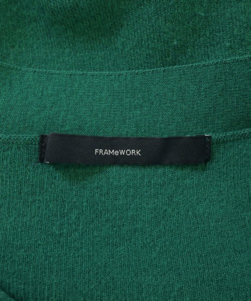 FRAMeWORK（フレームワーク）カーディガン 緑 サイズ:F レディース/2200726374036