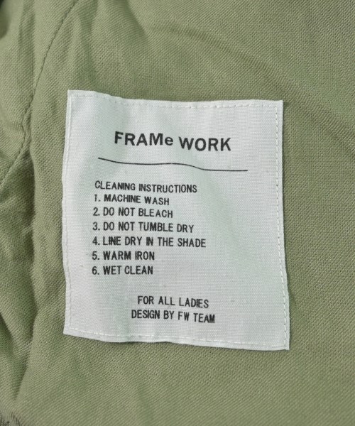 FRAMeWORK（フレームワーク）カーゴパンツ カーキ サイズ:40(M位) レディース/2200723483076