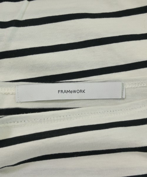 FRAMeWORK（フレームワーク）Tシャツ・カットソー 白 サイズ:F レディース/2200678367032
